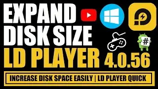 How to Increase Disk Size on LDPlayer 4 | Increase Storage LD Player 4.0.56 | Storage Space LDPlayer