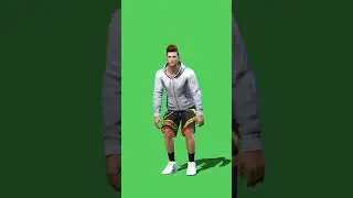 Free Fire Green screen short | FF sad emote 