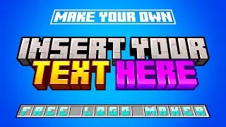Create a 3D Minecraft Logo - Minecraft Title Generator for Free (No Photoshop)