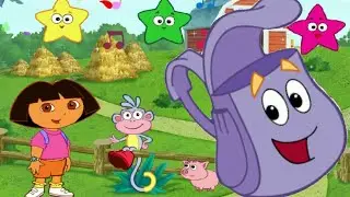 Dora The Explorer (tv program) -Click And Create adventure-05-On The Farm | dora games | dora dora