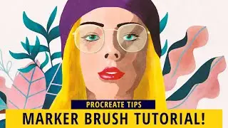 PROCREATE Brushes: Marker Brush Pack Tutorial!