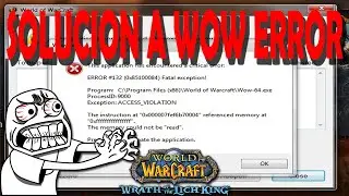 SOLUCIONADO WOW ERROR (FIX) | World of Warcraft LK 3.3.5