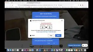🔥 Virus Warning on MacOS - Scammers Fake Malware Warning - DO NOT CALL the Toll Free Number!