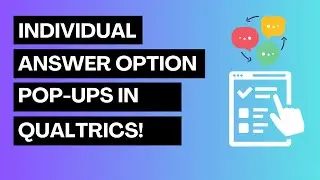 How to Add Interactive Popups to Individual Answer Options in Qualtrics