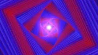 4K Twisted Tunnel of Fluorescent Ultraviolet Blacklight Glowing Neon