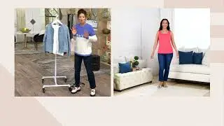 Isaac Mizrahi Live! Square Neck Sleeveless Top with Crochet Trim on QVC