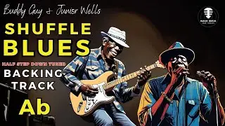 Buddy Guy & Junior Wells backing track - Jam in Ab, good for HALF STEP DOWN TUNED guitars