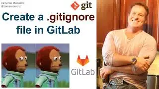 How to create a .gitignore file in GitLab