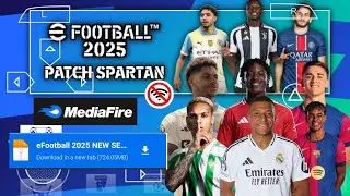 EFOOTBALL PES 2025 PPSSPP Full Update Transfers & Kits 2024/25 Real Faces Camara PS5 English Version
