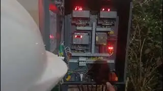 Pump control panel logic with PLC logic.