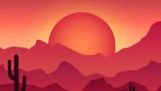 [Tutorial Link] How To Create a Colorful Vector Landscape Illustration