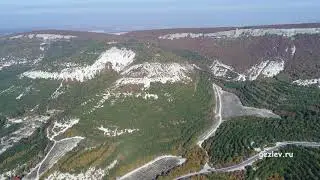Село Терновка, Севастополь, Крым, вид с высоты птичьего полета.