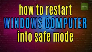 restart windows computer in to safe mode || Tecwala