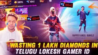 WASTING 20000 Diamonds In TELUGU LOKESH GAMER ID 🤪 | HELLO TELUGU GAMER’S