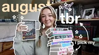 i pick my august tbr ✨🐉🍄📚