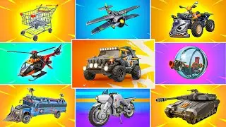 Evolution of All Fortnite Vehicles (Chapter 1 Season 4 - Chapter 5 Season 3)