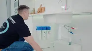 Как установить БАРЬЕР ПРОФИ   трехступенчатый фильтр для воды под мойку 1