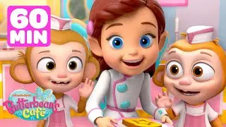 Butterbean Gets Silly With Spork & Spatch! w/ Cricket | 1 Hour Compilation | Shimmer and Shine