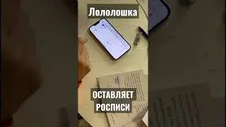 ЛОЛОЛОШКА расписывается в заказах 🥰