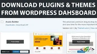 How to Download Plugins and Themes from WordPress Dashboard