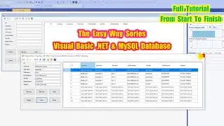 Programming in Visual Basic .NET How to Connect MySQL Database to VB.NET