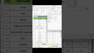 how to use spin button in excel #exceltech  #excelformulas #excel #excelfunction #spinbutton #spin