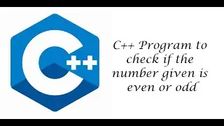 C++ Program to check if a number is even or not