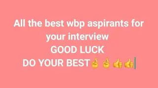 Some important topics for interview  of wbp lady constable 2023(Good luck 🤞👍)
