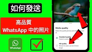 如何在 Whatsapp 中發送高品質照片