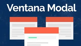 Como crear una ventana MODAL HTML CSS Y Javascript