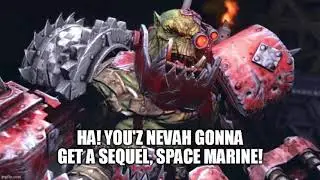 Captain Titus’ enemies react to the Space Marine 2 announcement | Warhammer 40k meme dub