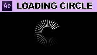 Loading Circular Animation Loop - Adobe After Effects Tutorial