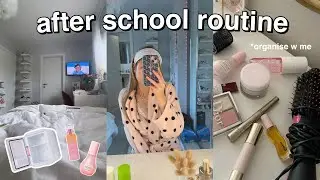 AFTER SCHOOL ROUTINE - after an exam  *organising + selfcare 🌸💕