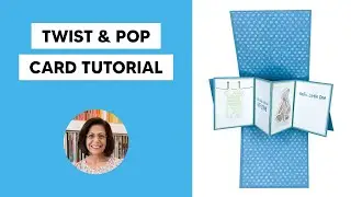 🔴 Make an Easy Twist and Pop Fun Fold Baby Card