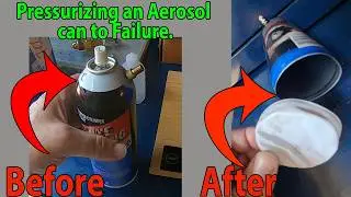 Max Pressure an Aerosol Can will Hold Before Failure.