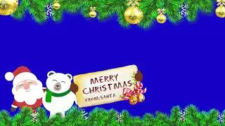 ONLY SUB CAN USE FREE)Christmas2 green/blue screen animation effect