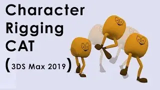 3DS MAx 2019 Character Rigging using CAT