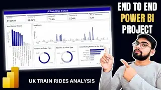 End to End Power BI Project | Dashboard | Complete Project - 2024 | UK Train Rides Analysis