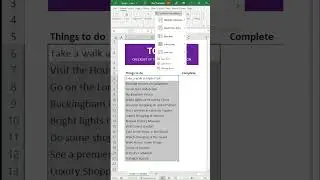 Boost Productivity: Excel Checklists and To-Do Lists Using Conditional Formatting #howto #tutorial