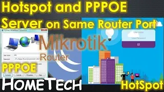 MikroTik hotspot and PPPOE server config on same interface port