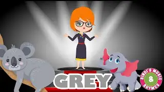 Grey Colour Song for kids | Learn Colours | Rhymes for Children | Bindi's Music & Rhymes