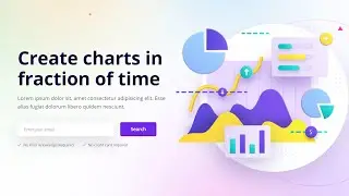 How to make a responsive animated landing section using HTML, CSS and jQuery | CSS Design