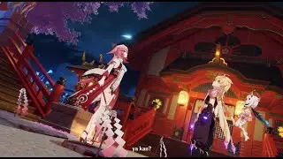 Yae Miko Beutiful Ending Cutscene | Dub JP / Sub INDO (Yae miko story quest) Genshin Impact