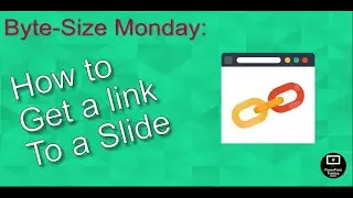 How to get a link to a slide