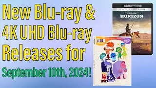 New Blu-ray & 4K UHD Blu-ray Releases for September 10th, 2024!