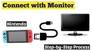 Connect Nintendo Switch with TV Monitor Screen | Nintendo Connect with HDMI Docker Adapter Wireless
