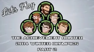 Lets Play - The Achievement Hunter 2014 Winter Olympics Part 2