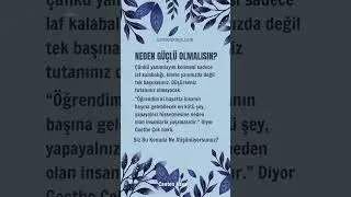 NEDEN GÜÇLÜ OLMALISIN? #ilişkiler #psikoloji #başarı #kıskançlık #kıskanç  | Canten Kaya Videoları
