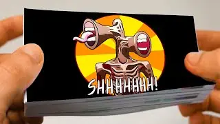 Among us But Siren Head Impostor - Flipbook Animation
