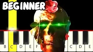 Poppy Playtime - Chapter 4 Scary Intro Music - Fast and Slow (Easy) Piano Tutorial - Beginner